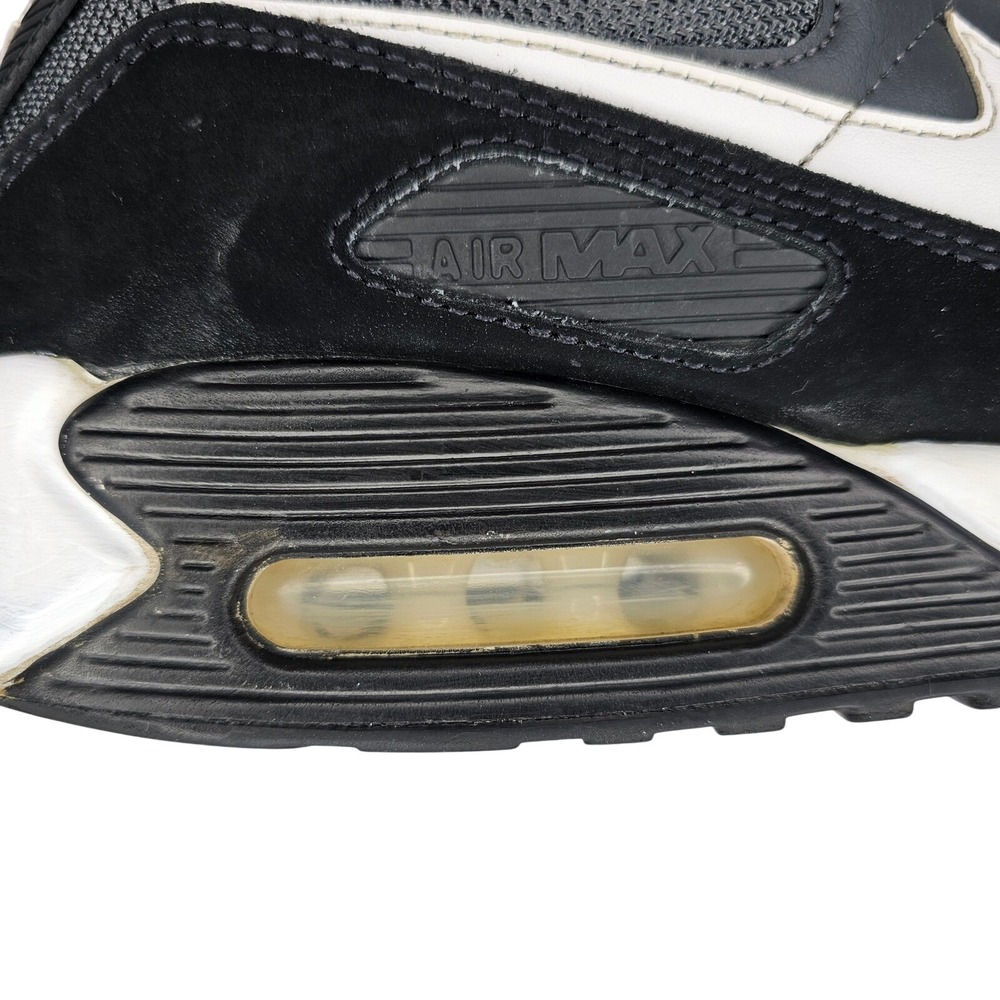 Nike Air Max 90 Mens Size 10 Black White Sneakers Low Top Athletic Shoes - Picture 12 of 14